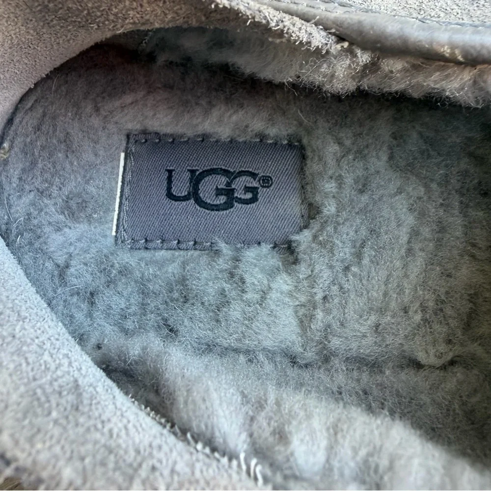 UGG Kenton slippers in a gray suede color (Men’s)